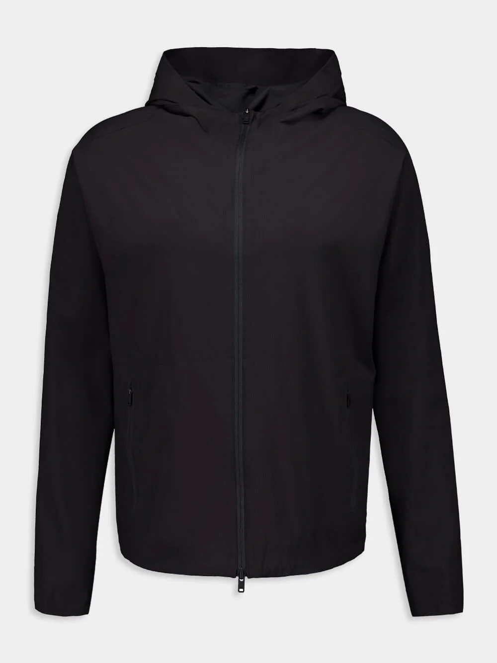 Black Lightweight Hooded Jacket - Image 4