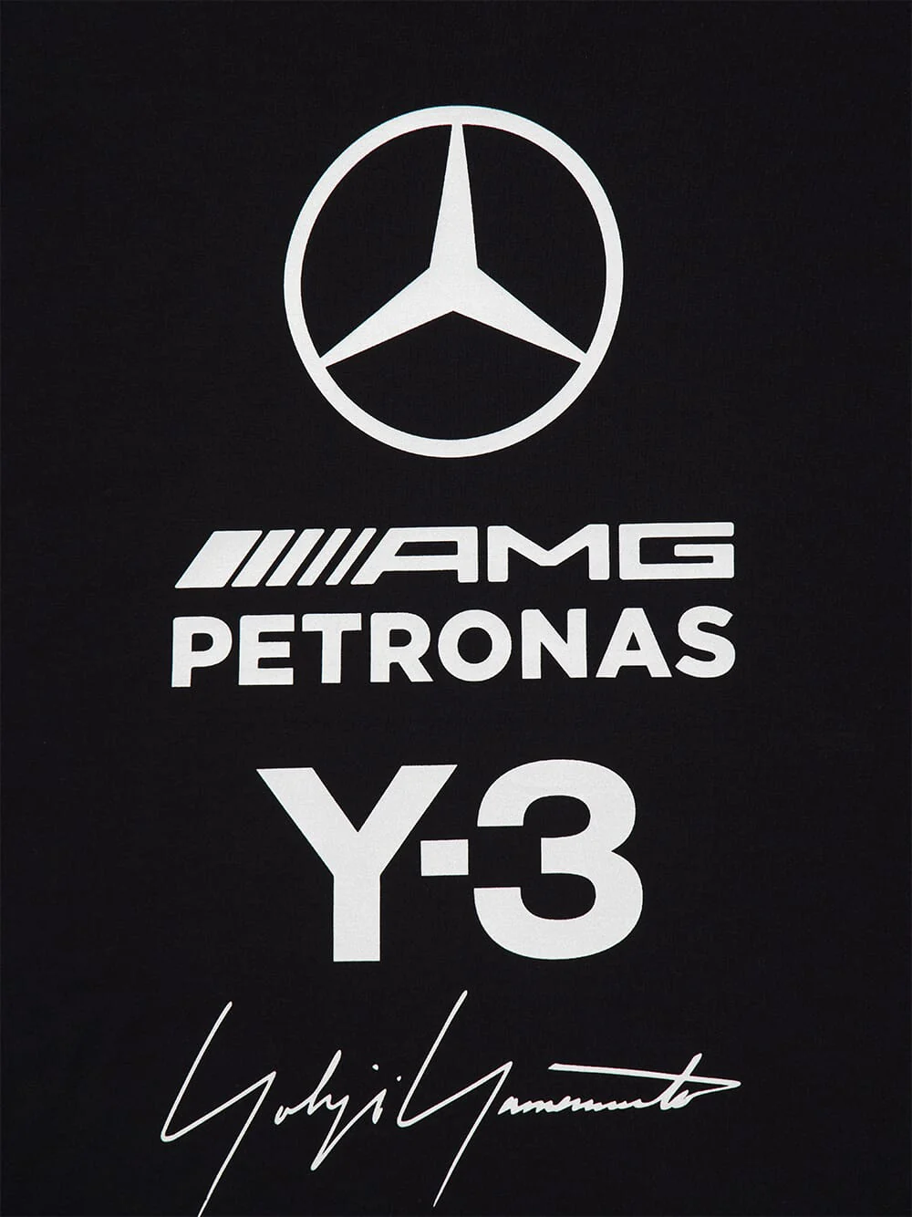 Black Mercedes Logo Graphic T-Shirt - Image 4