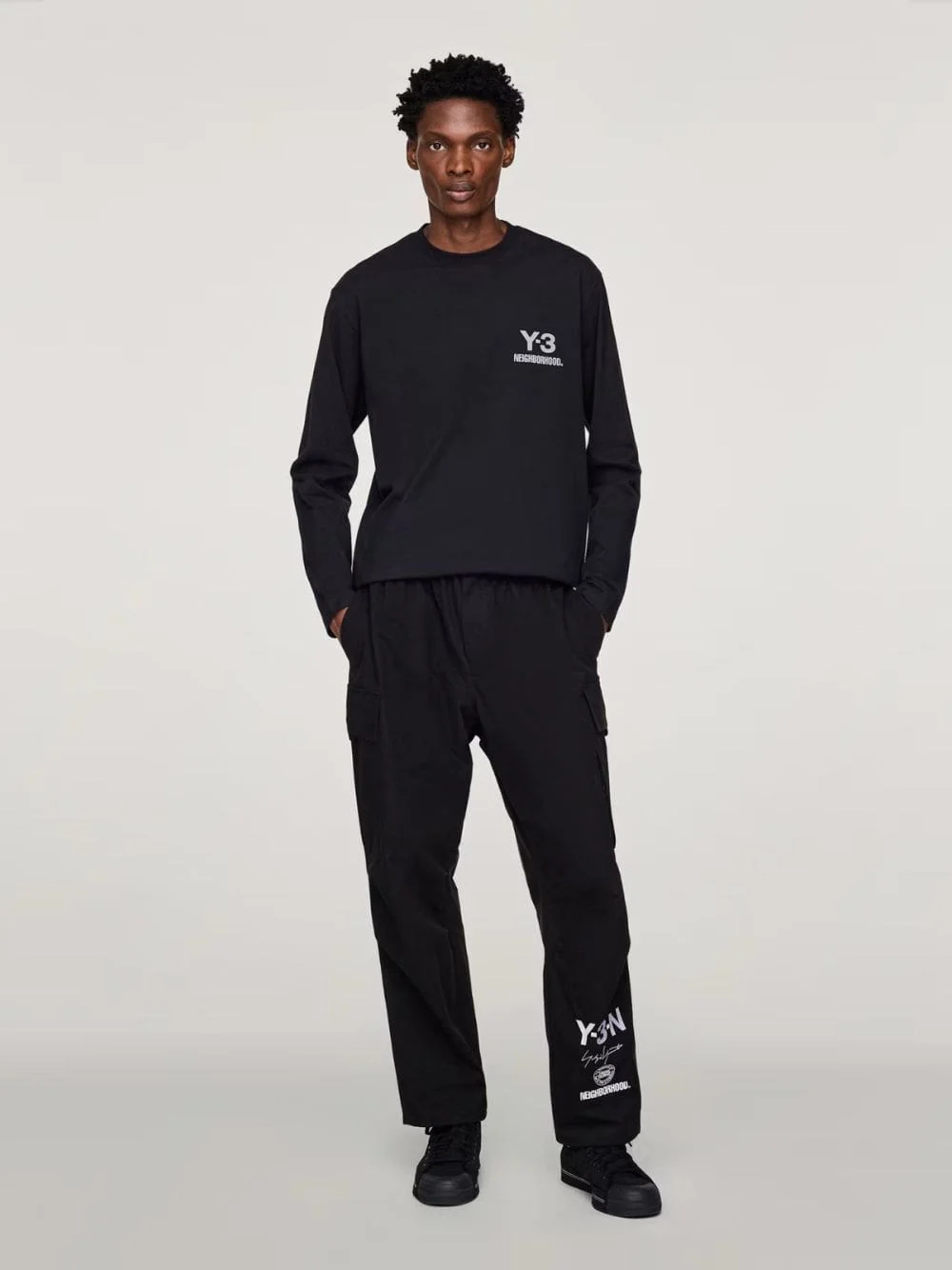 Black NBHD Logo Long Sleeve Shirt
