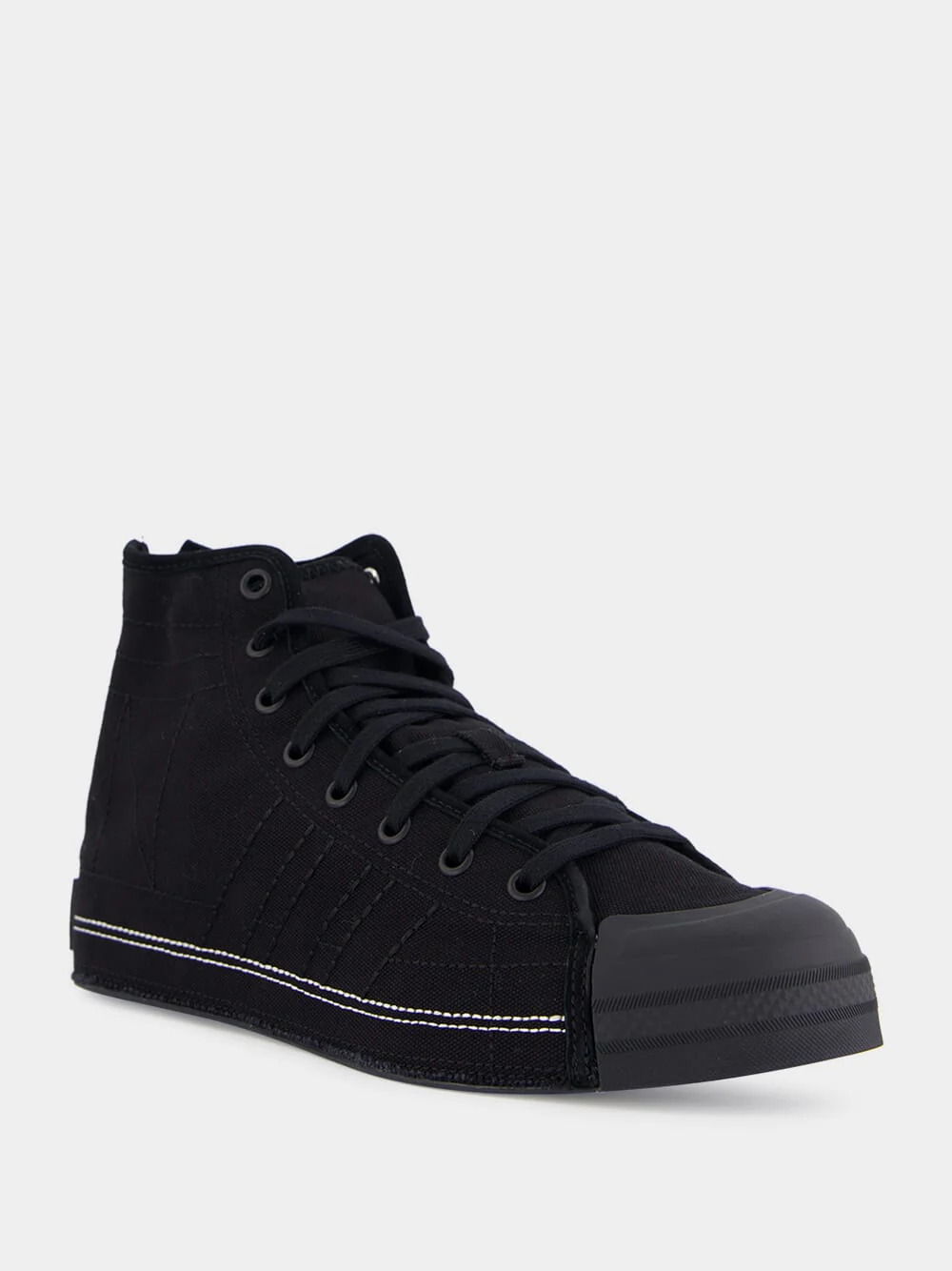 Black NBHD Nizza Hi Sneakers - Image 4