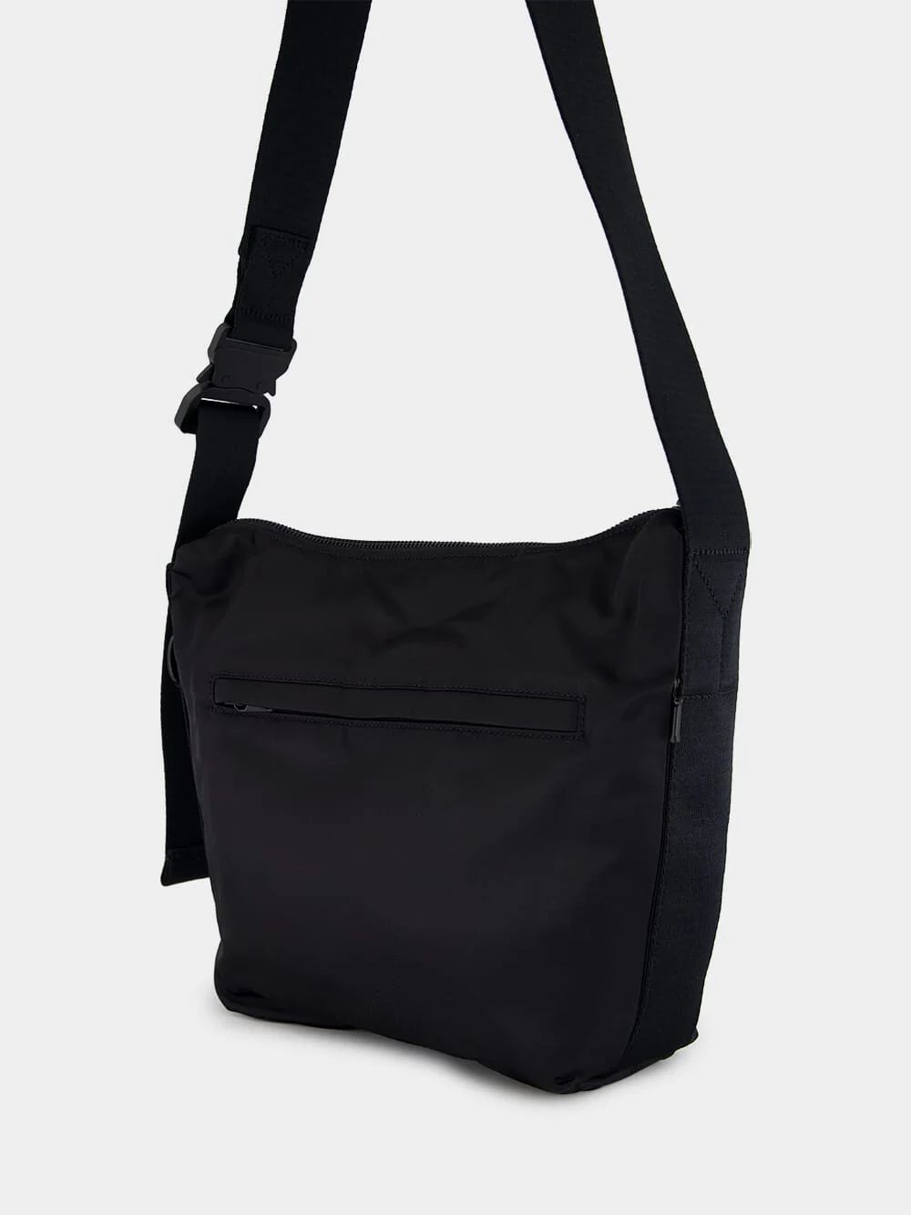 Black Nylon Crossbody Bag - Image 5
