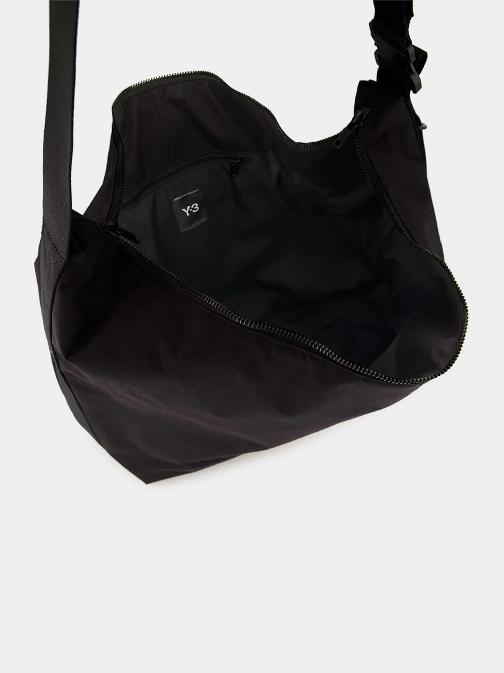 Black Nylon Crossbody Bag - Image 5