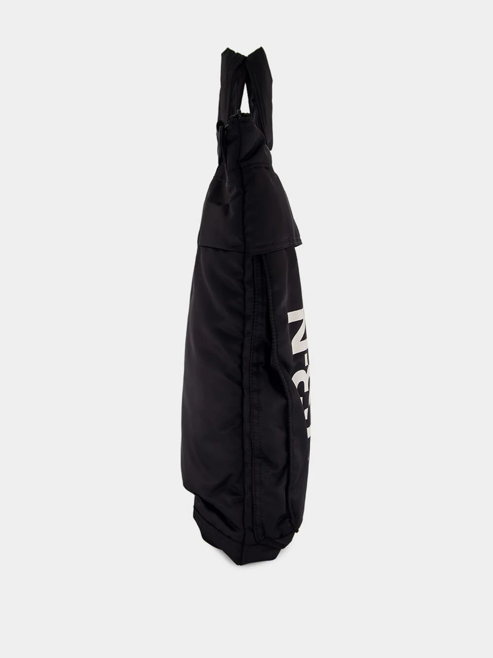 Black Padded Nylon Tote Bag - Image 5