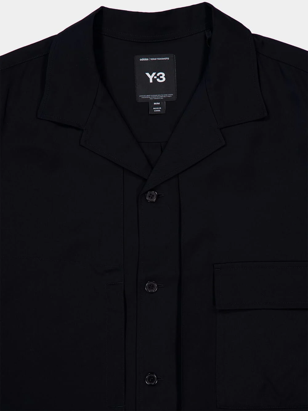 Black Rayon Twill Shirt - Image 5