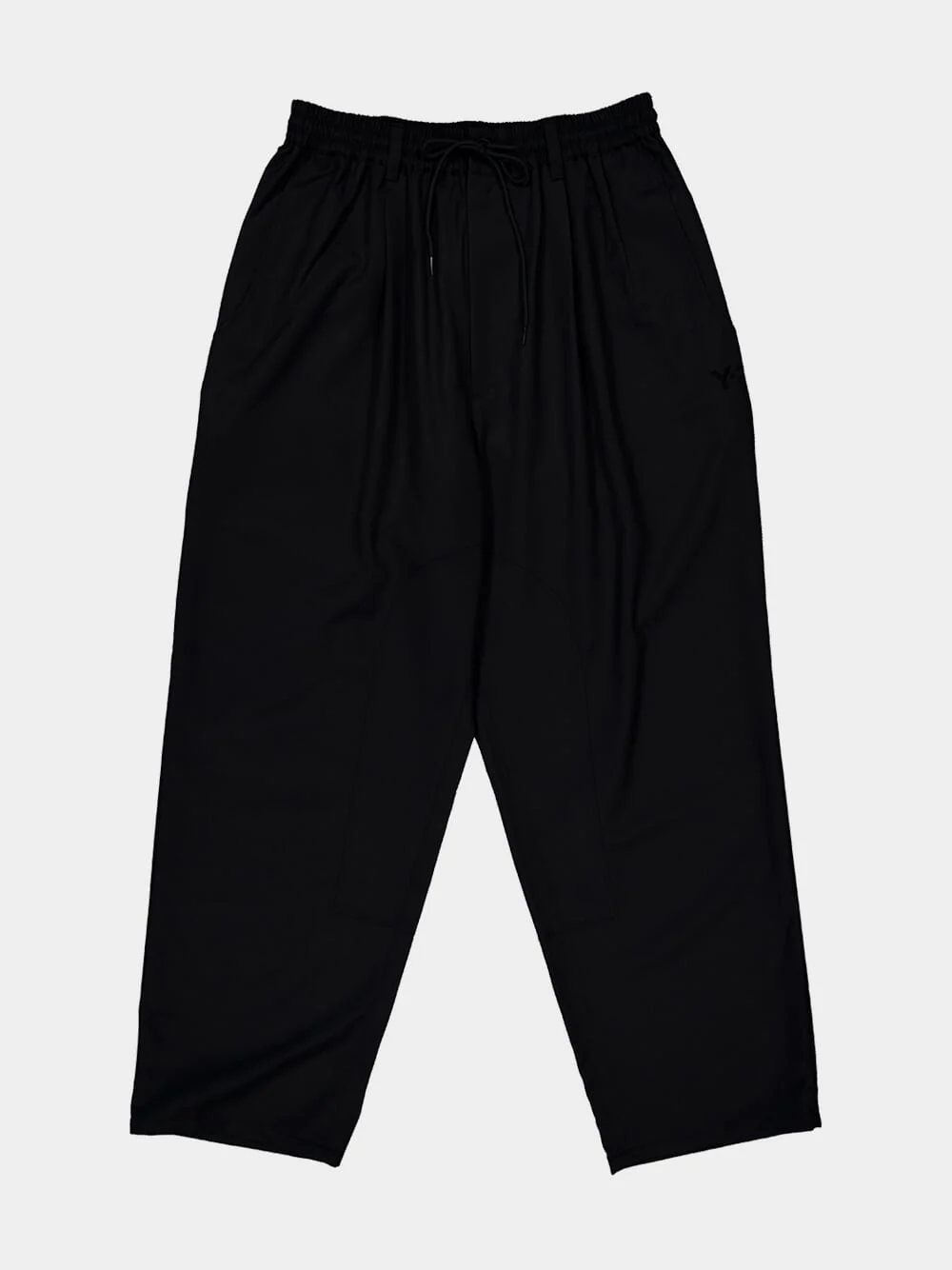 Black Recycled Wool Blend Trousers - Image 4
