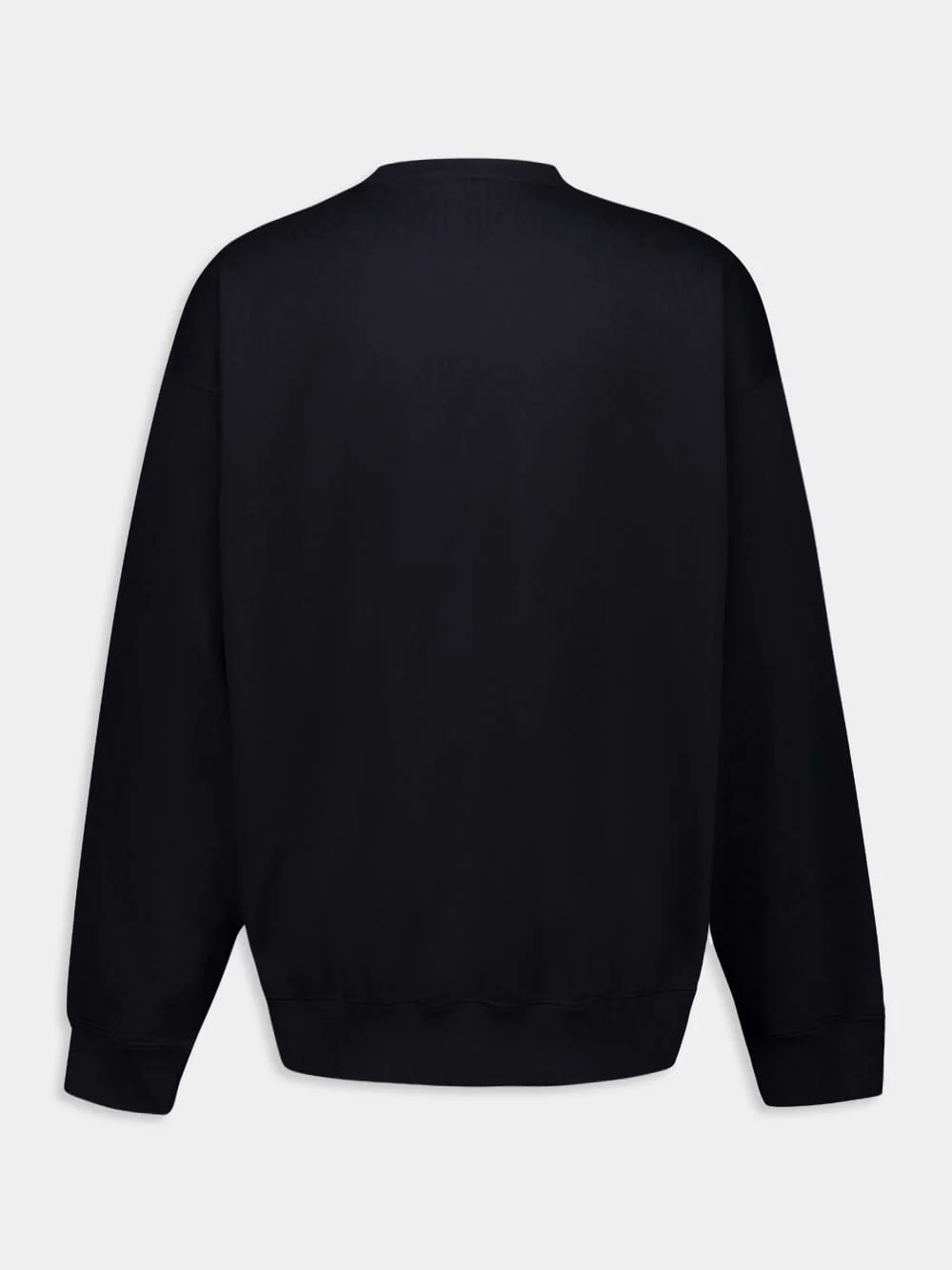 Black Relaxed Fit Sweatshirt - Image 3