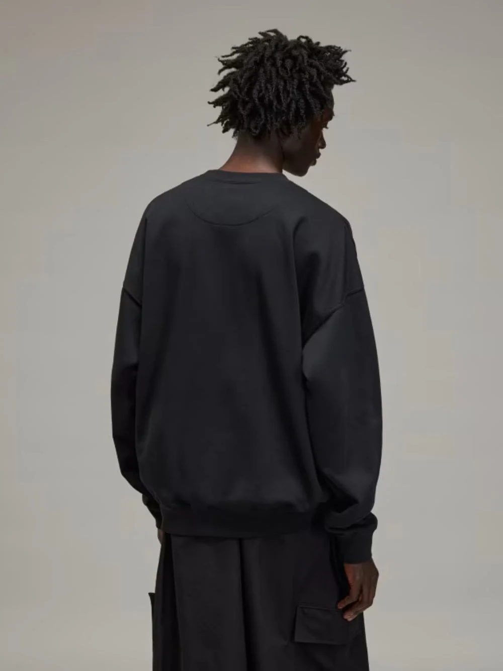 Black Relaxed Fit Sweatshirt - Image 4