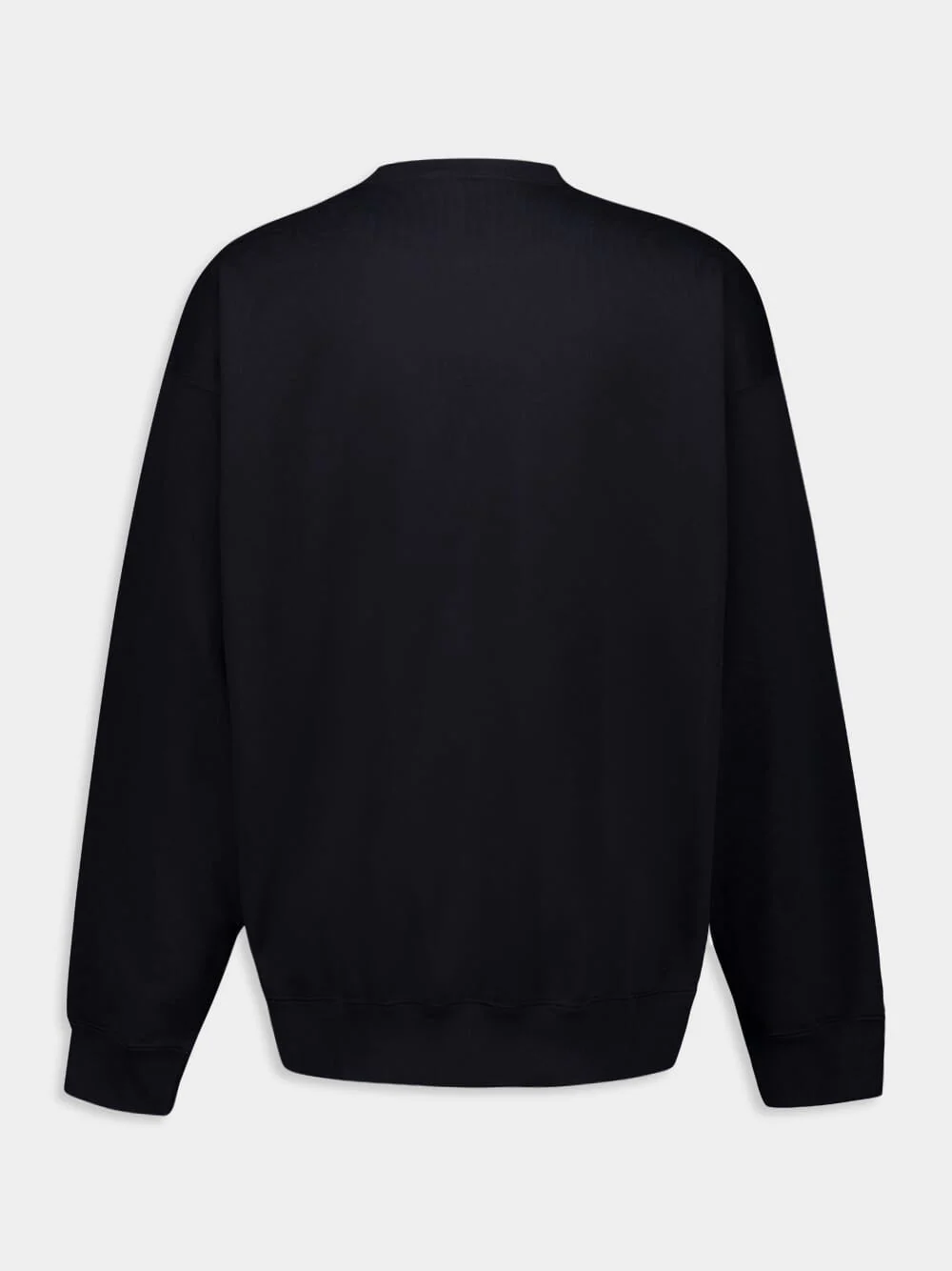 Black Relaxed Fit Sweatshirt - Image 8