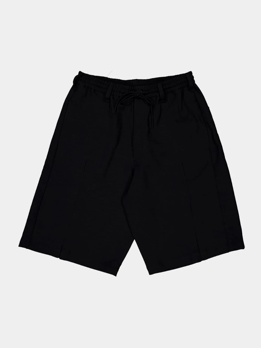 Black Sport Uniform Pleated Shorts - Image 5