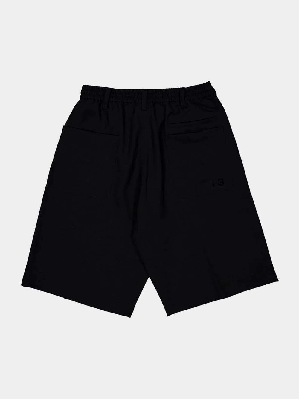 Black Sport Uniform Pleated Shorts - Image 6