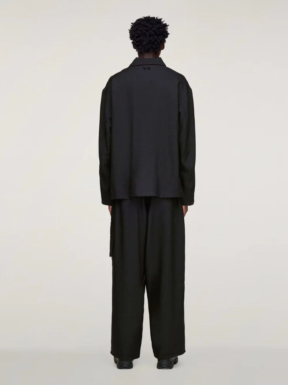 Black Sport Uniform Straight-Leg Trousers - Image 3