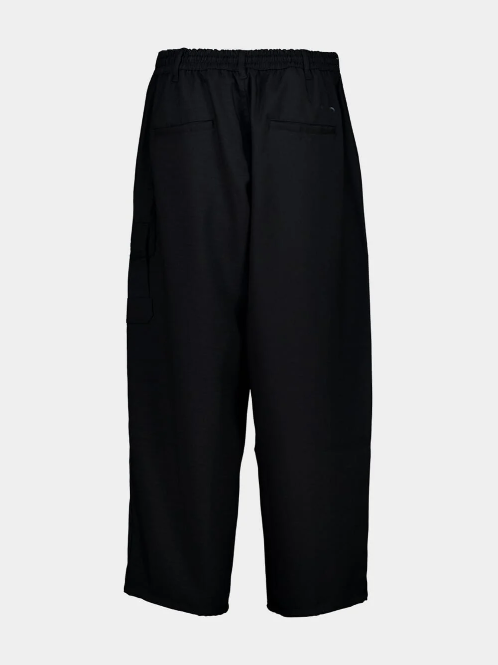 Black Sport Uniform Straight-Leg Trousers - Image 4