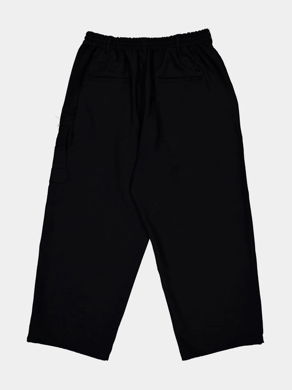 Black Sport Uniform Straight-Leg Trousers - Image 7
