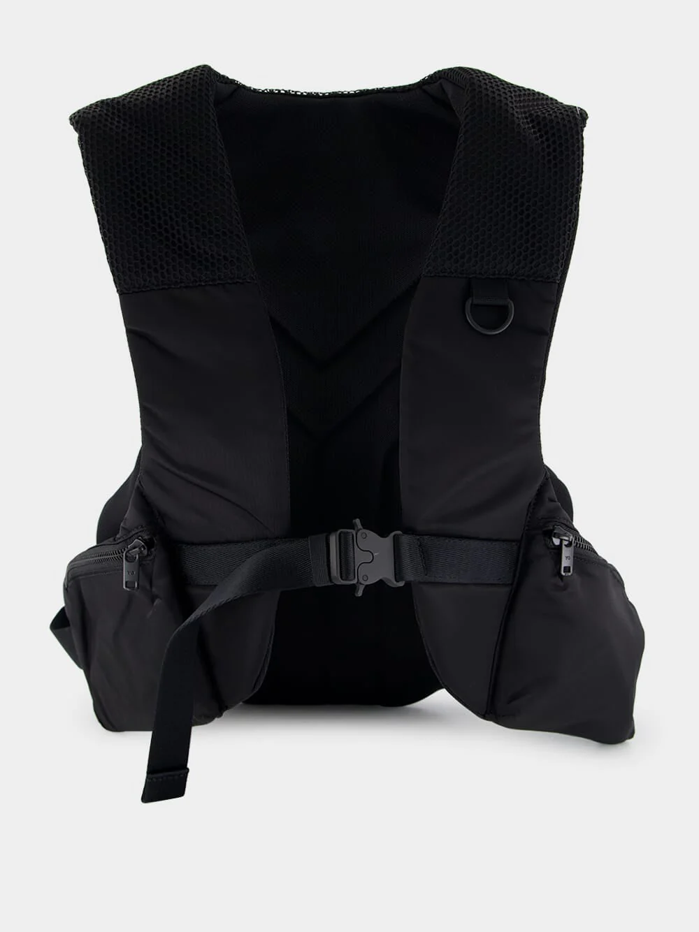 Black Technical Vest Backpack - Image 11