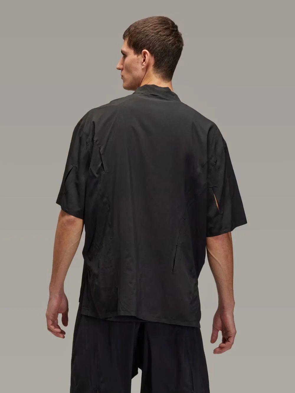 Black Ultralight Woven Short-Sleeve Shirt - Image 9
