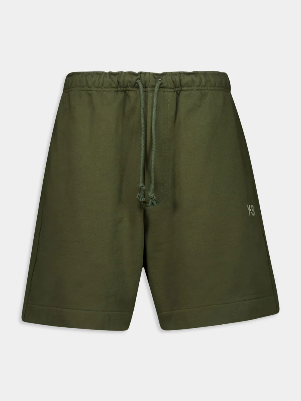 Green French Terry Shorts