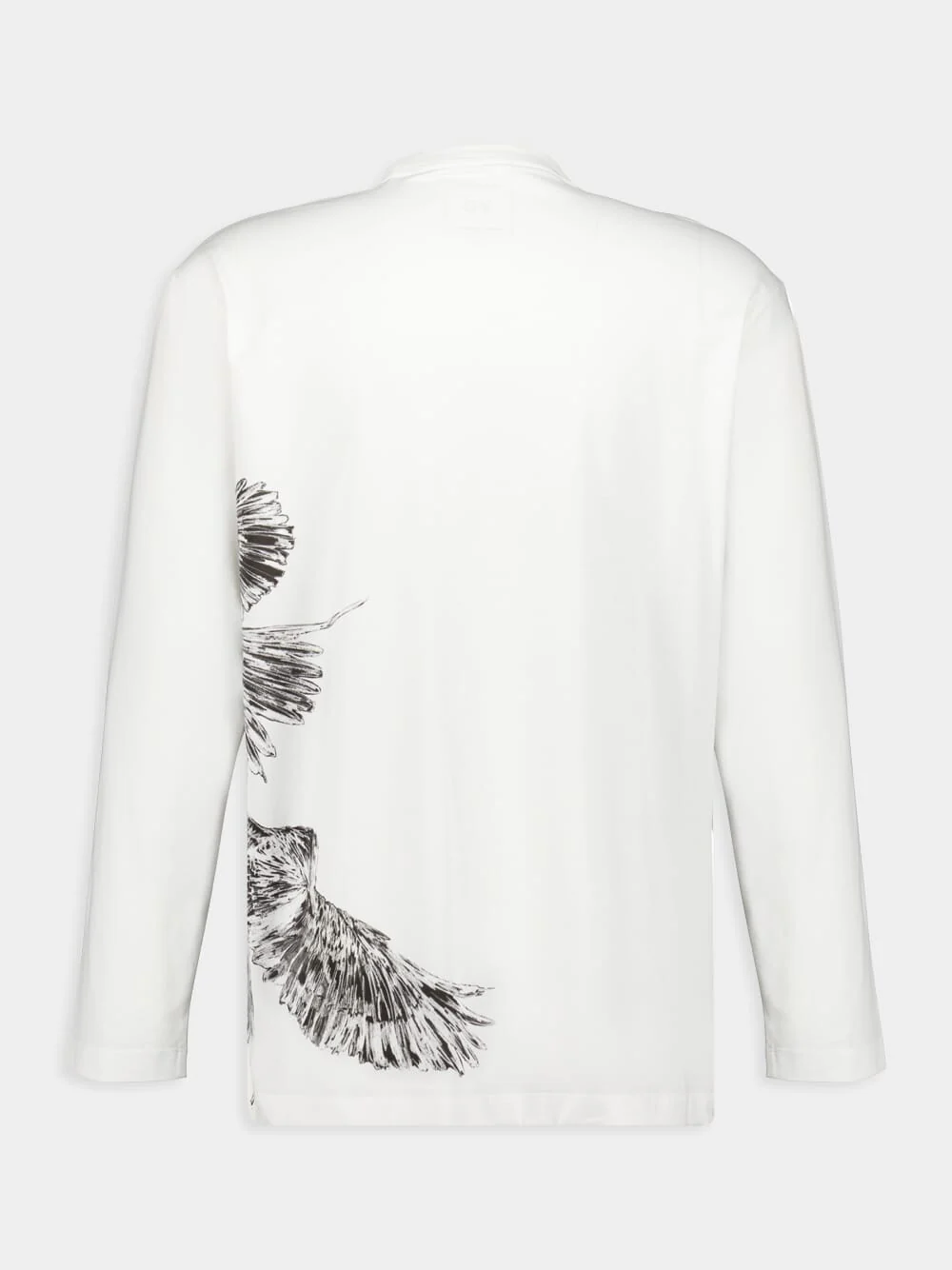 White Graphic Long Sleeve T-Shirt - Image 3