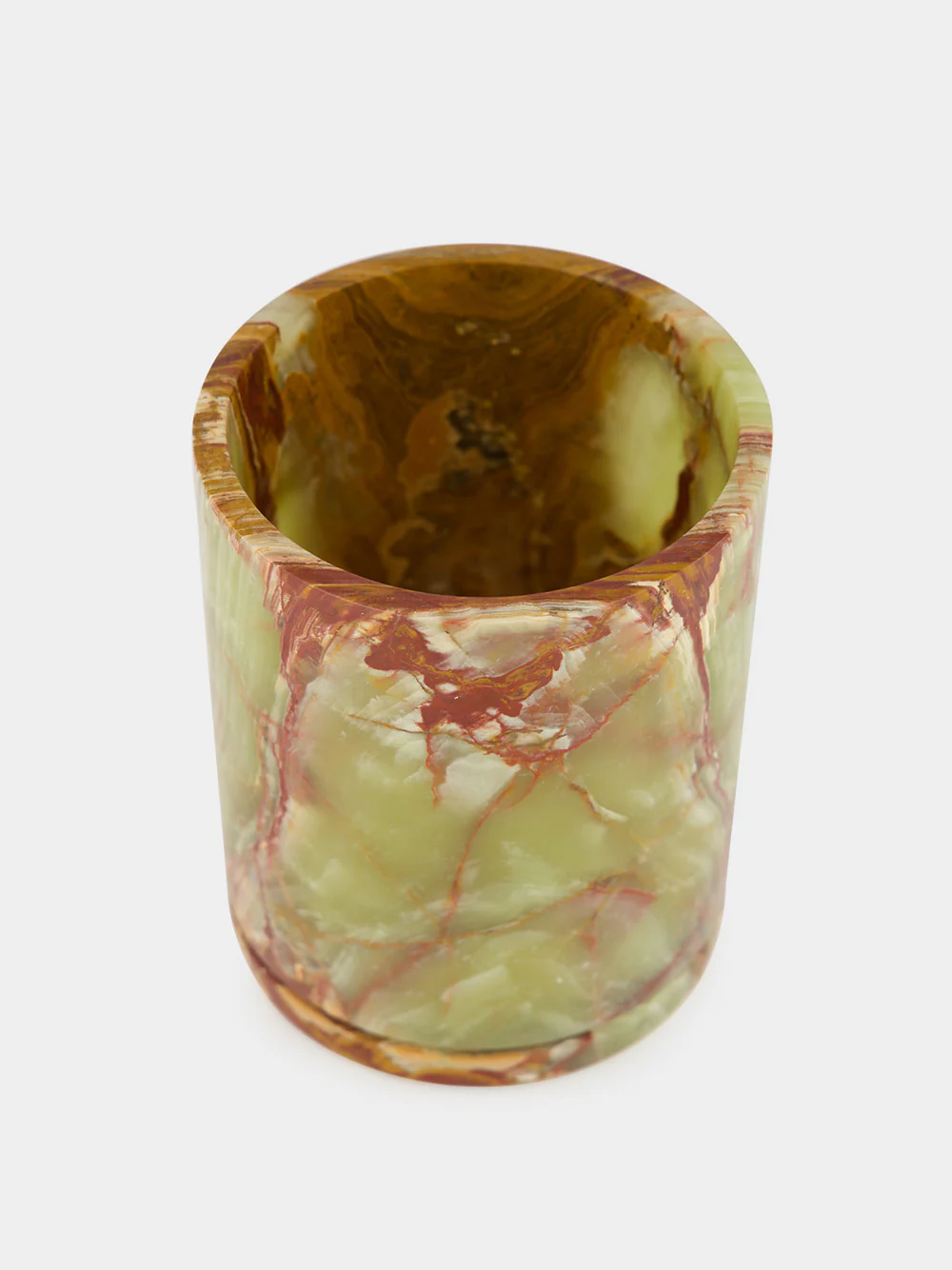 Large Onyx T-Light Holder in Serene Green - Image 2