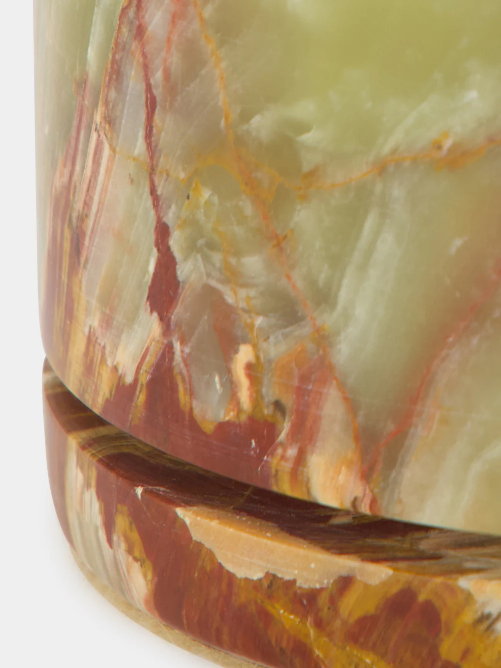 Large Onyx T-Light Holder in Serene Green - Image 3