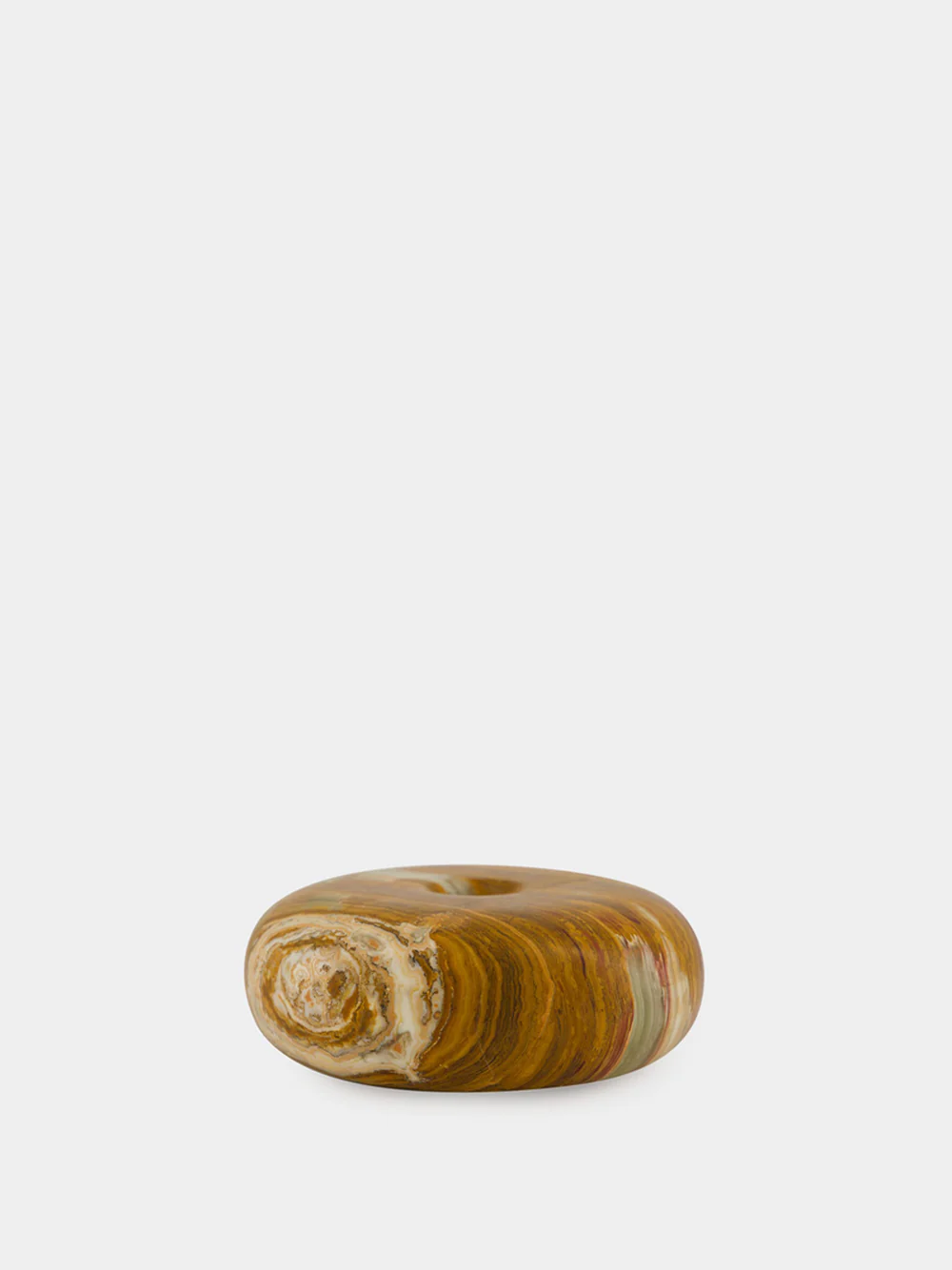 Sora Cairn Onyx Medium Candle Holder in Forest Veil - Image 2