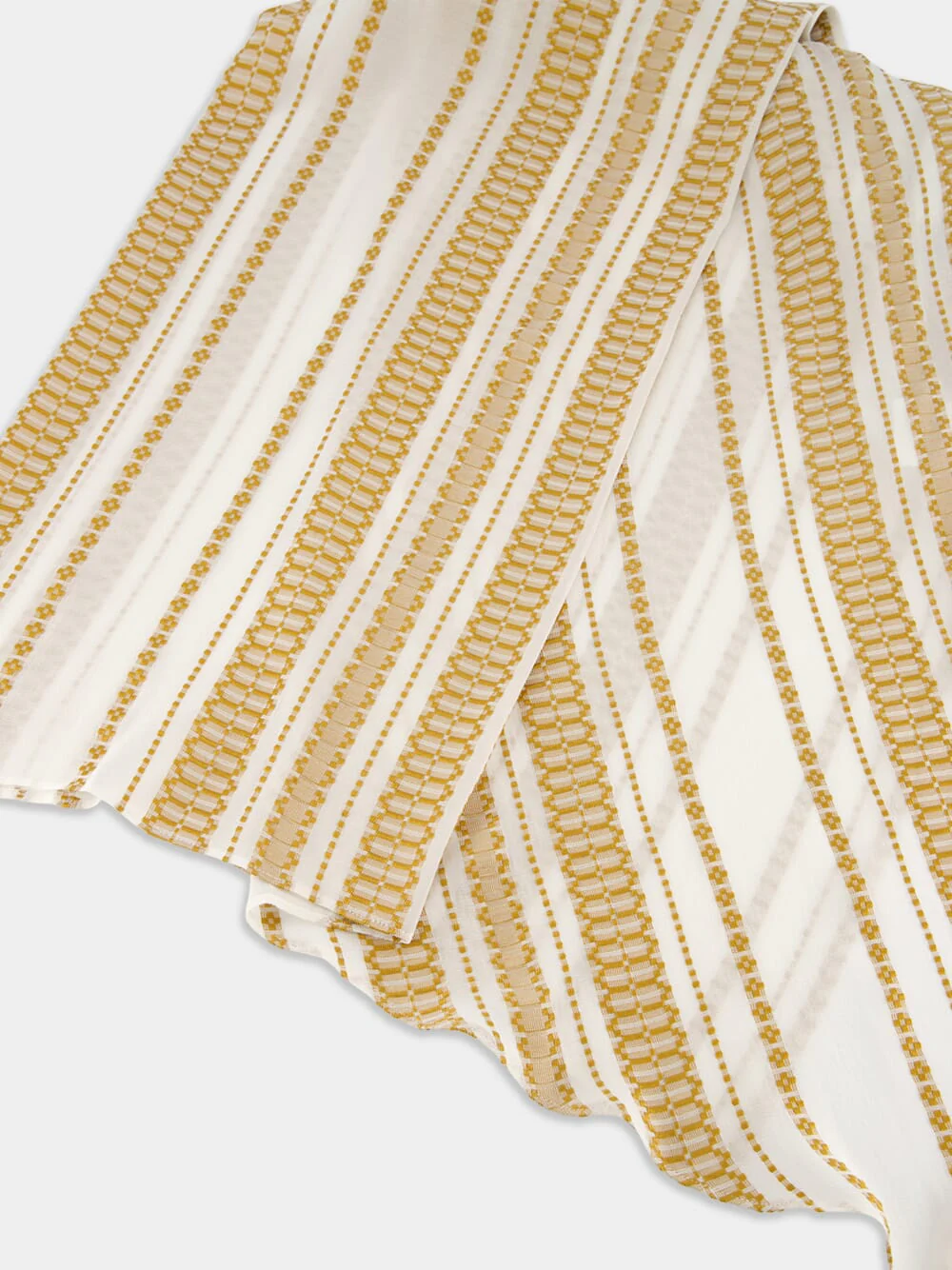 Aelo One Sleeve Asymetrical Silk Top - Image 4