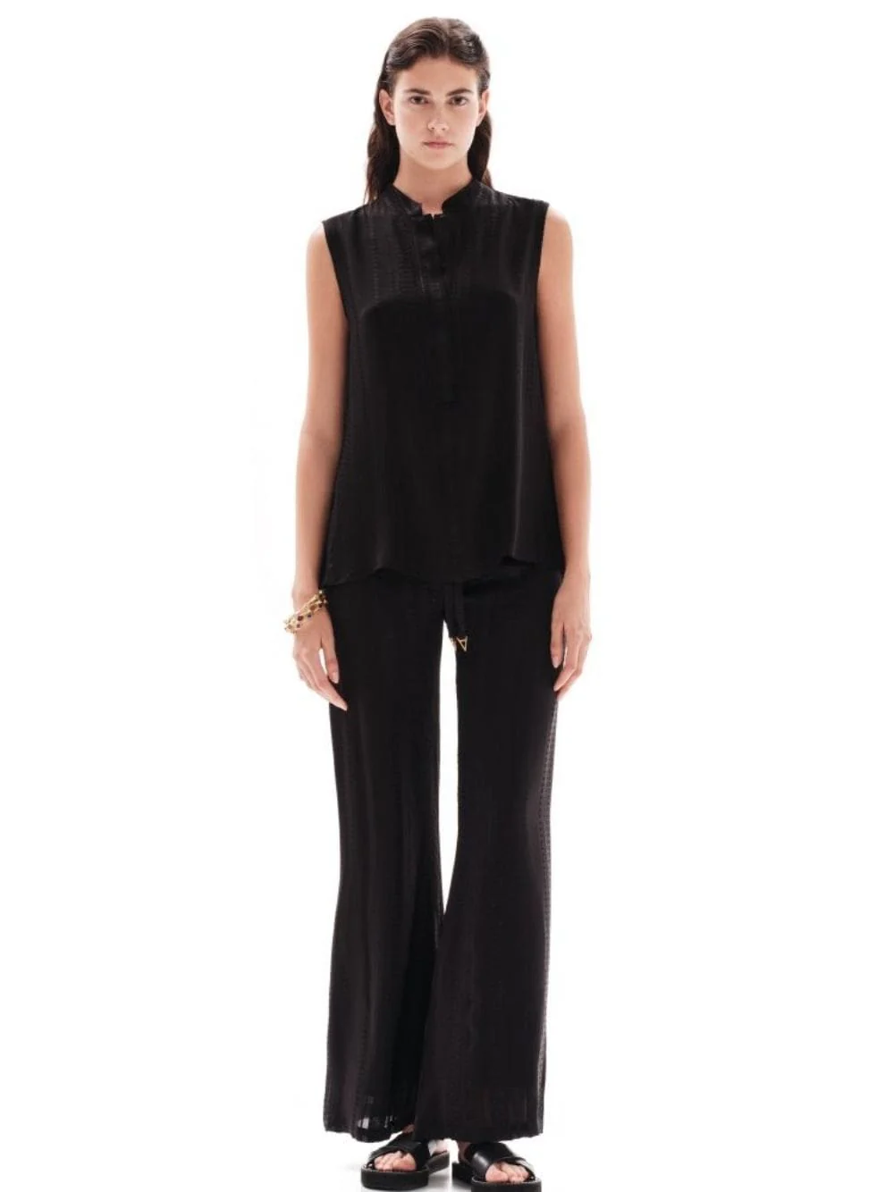 Alcestes Textured Silk Trousers - Image 2