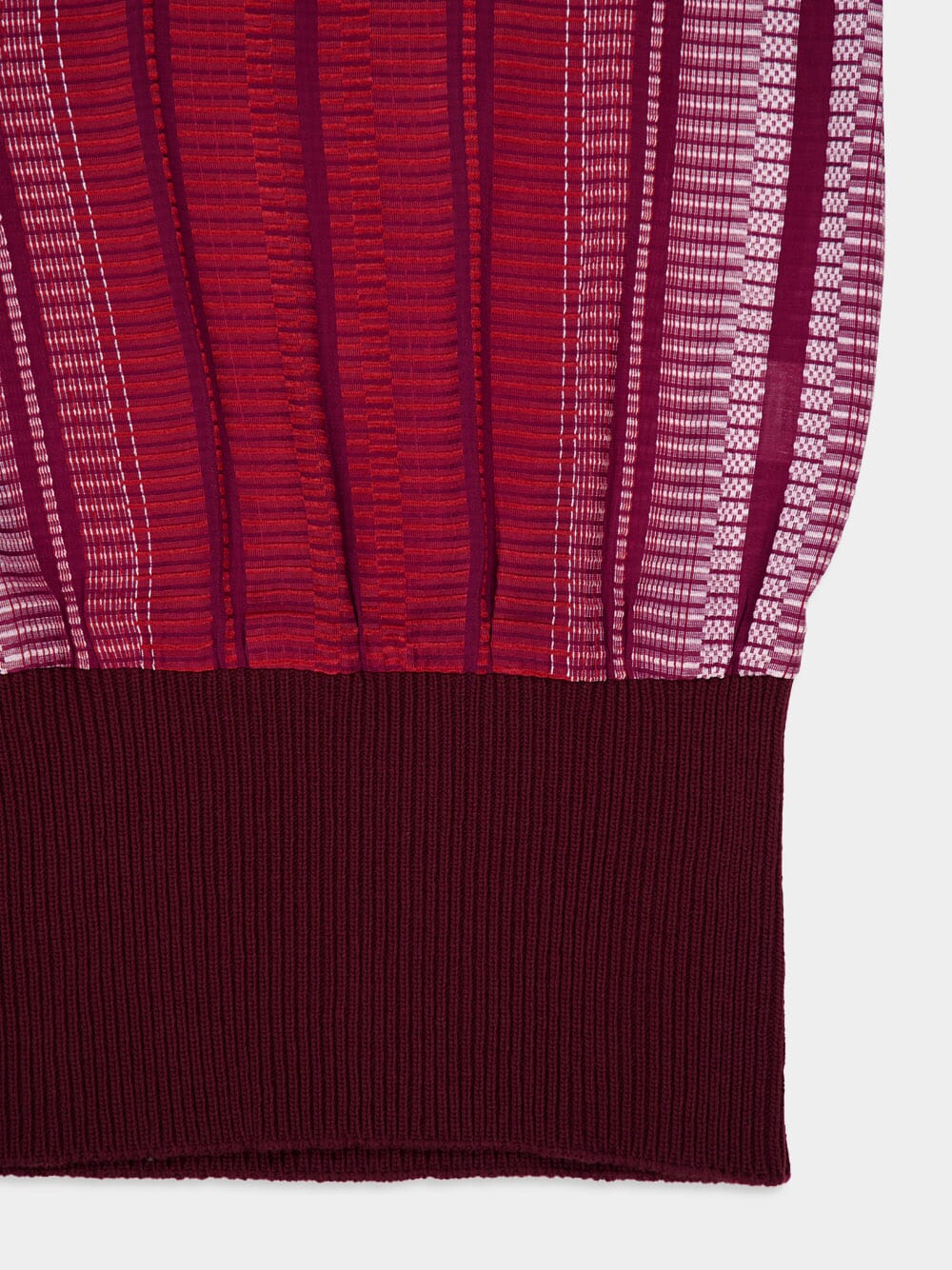Burgundy Hera Sleeveless Turtleneck Top - Image 4