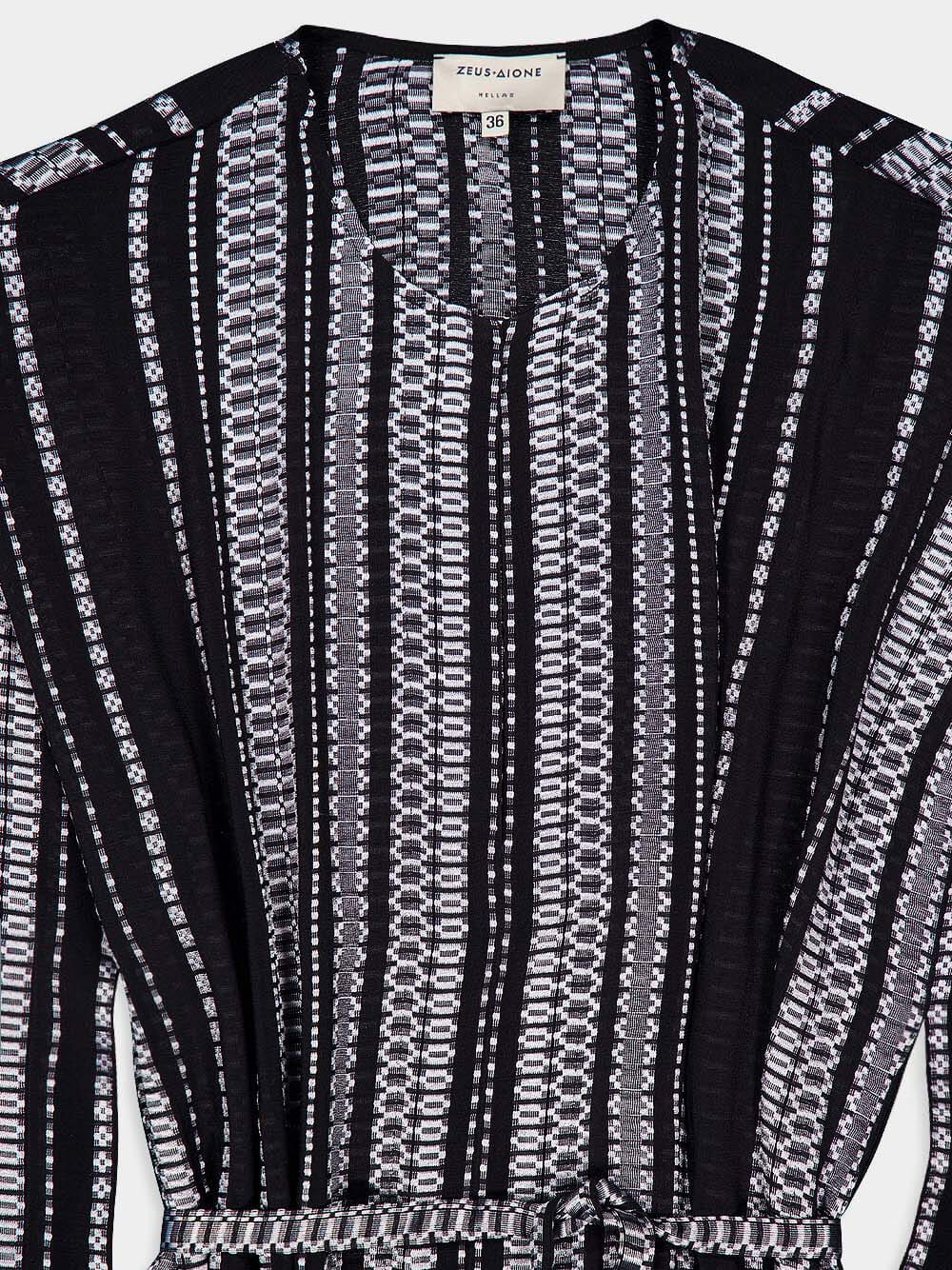 Anemone Striped Silk Kaftan - Image 5