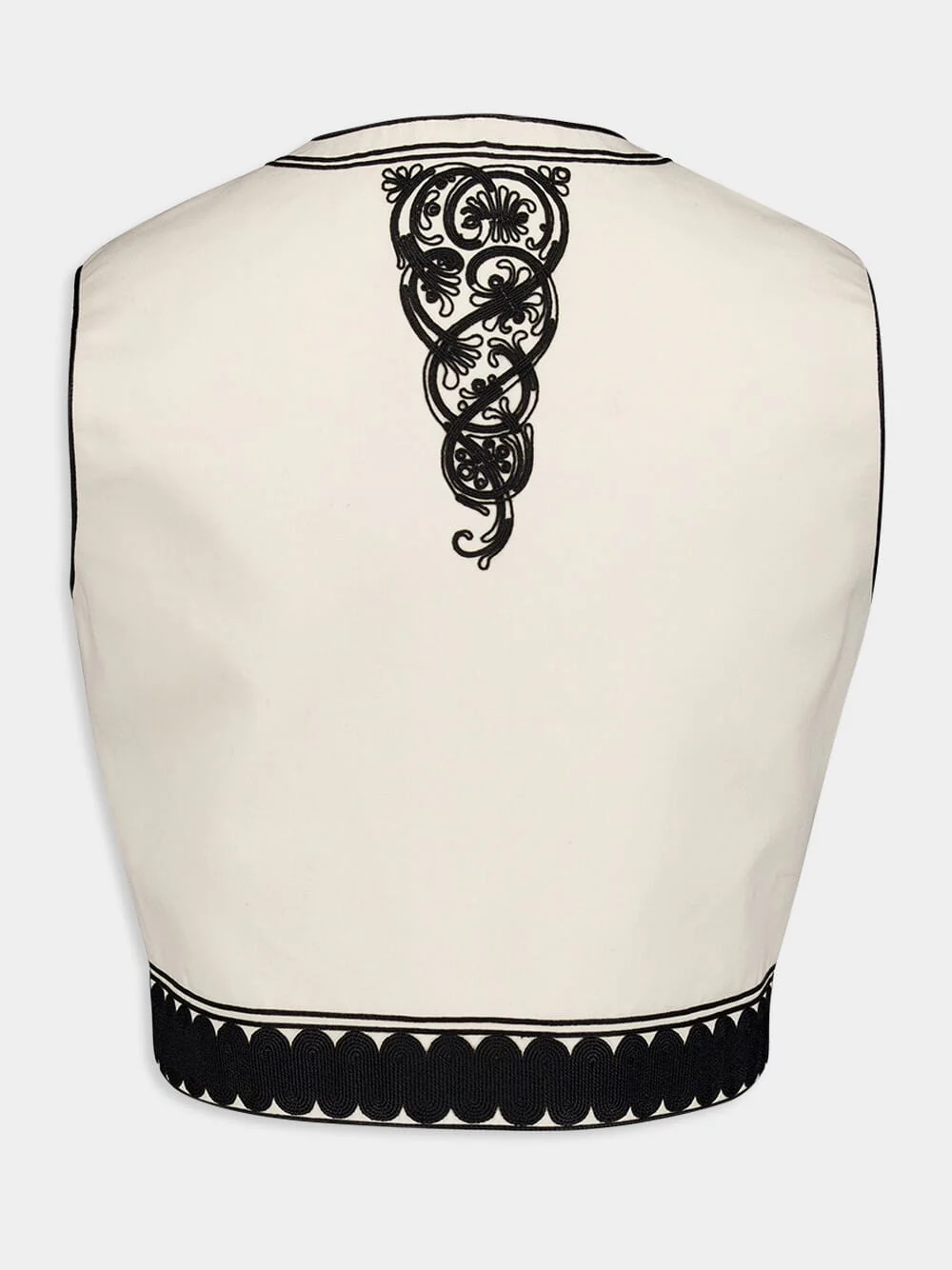 Embroidered Traditional Kymata Vest - Image 2