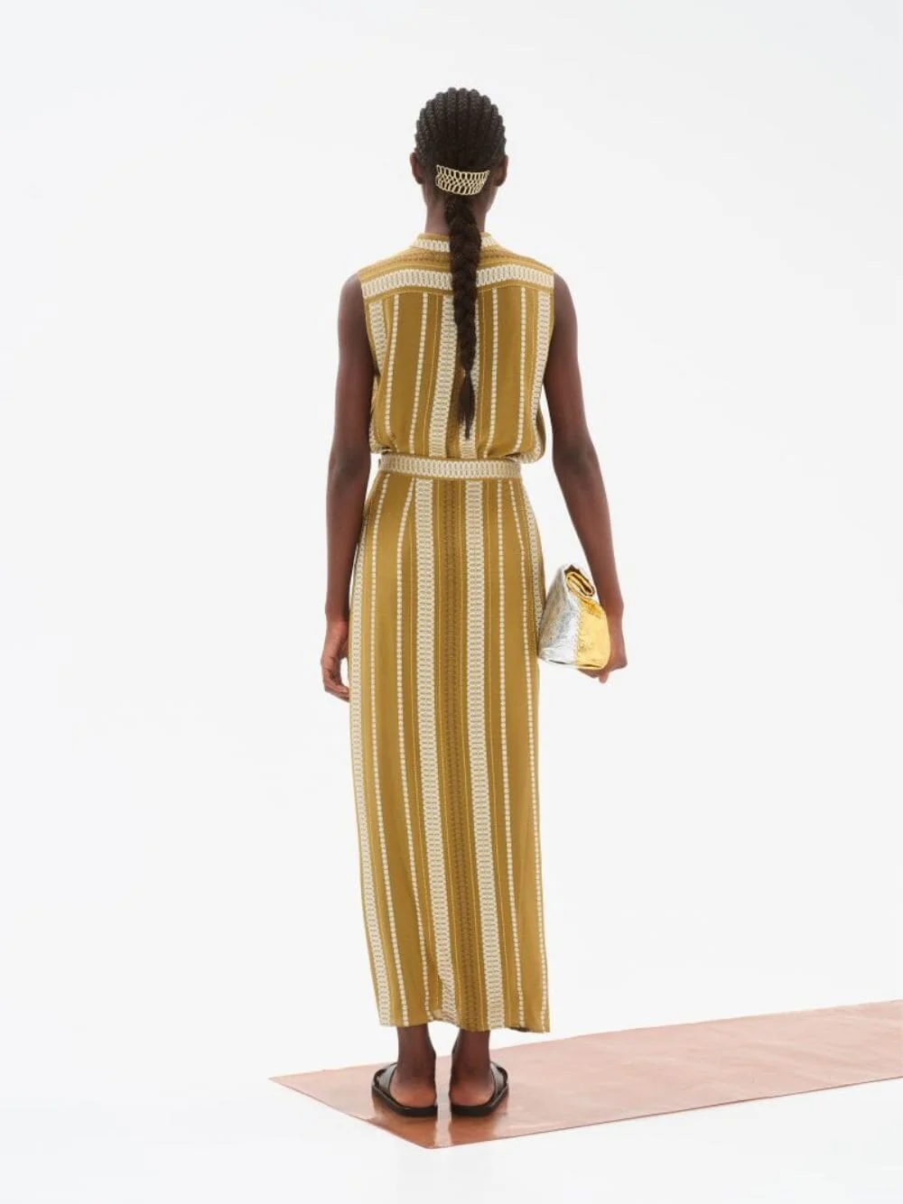 Hera Textured Silk Top - Image 2