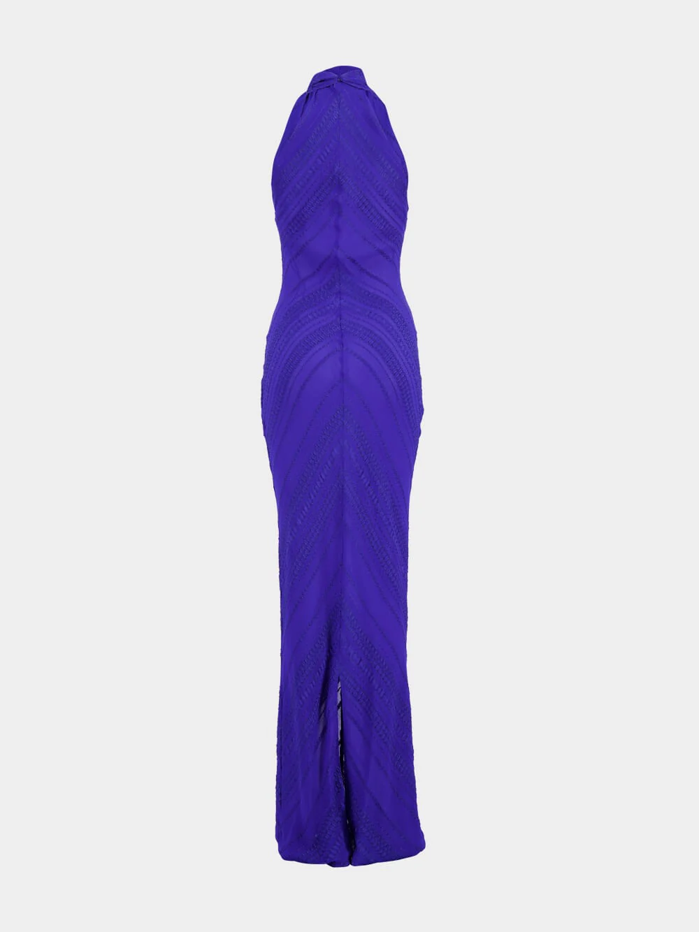 Kore Navy Chevron Maxi Dress - Image 2