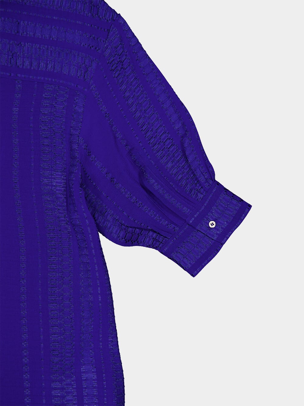 Maira Royal Blue Pleated Maxi Dress - Image 5