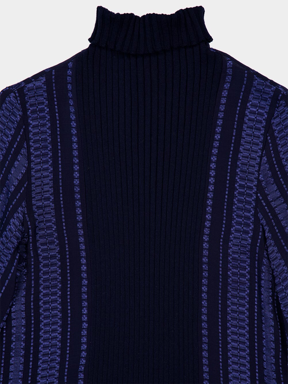 Navy Ziria Tempo Turtleneck Sweater - Image 3
