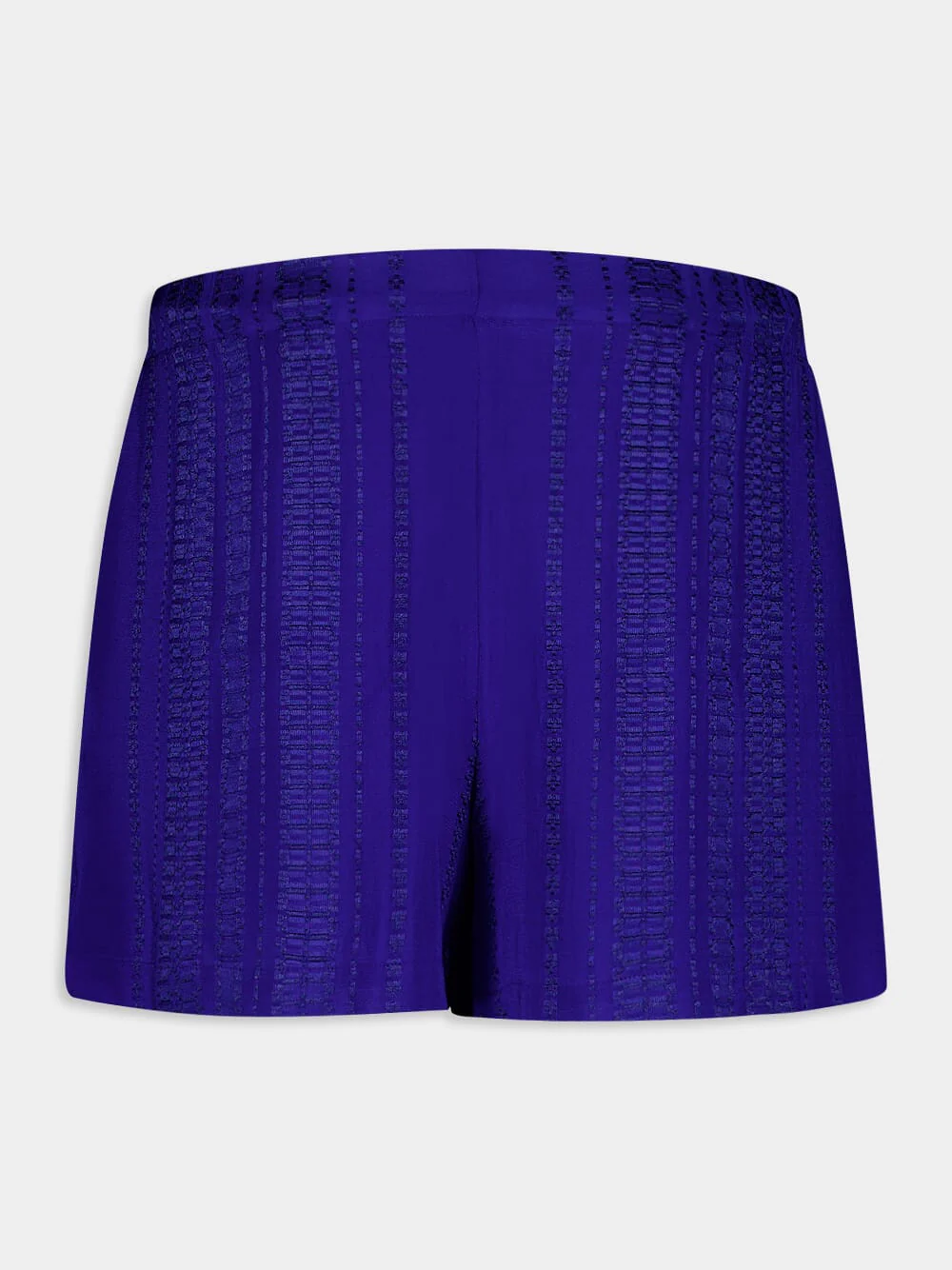 Paxi Textured Cobalt Shorts - Image 2