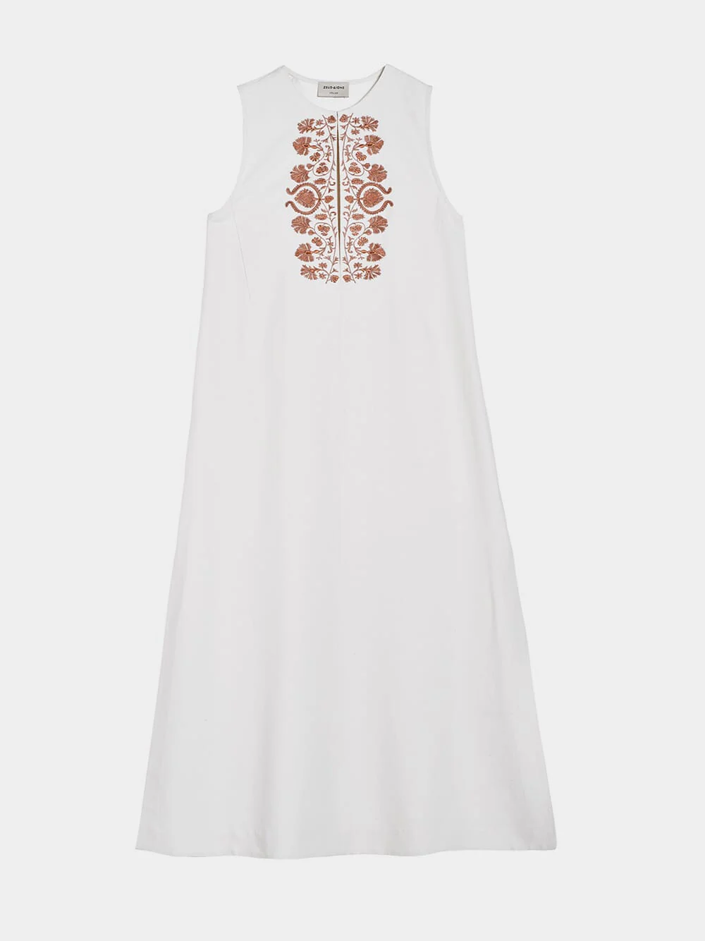 Peony Midi Loose Silk Dress - Image 2