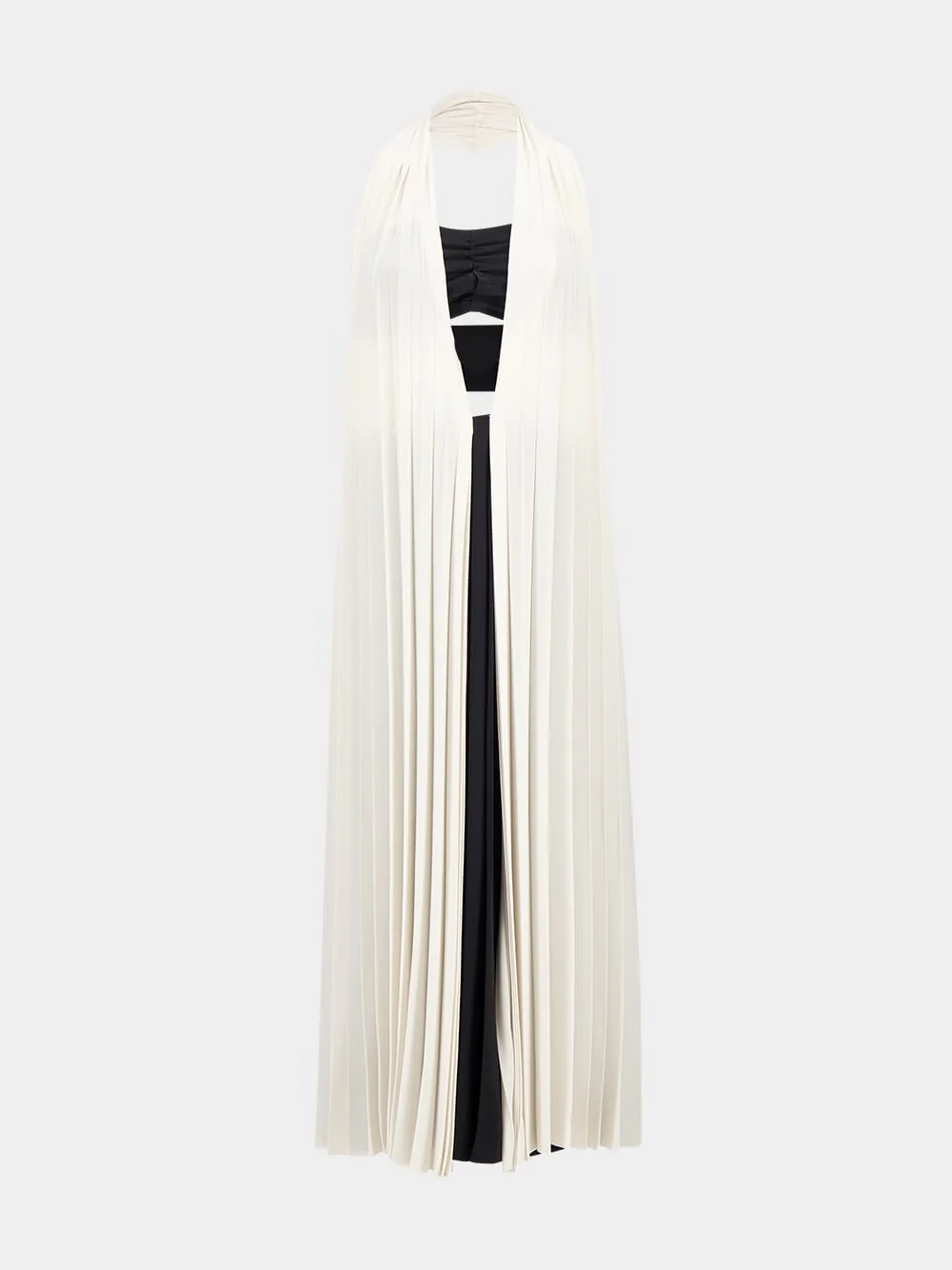Rhodes Pleated Halter Neck Dress