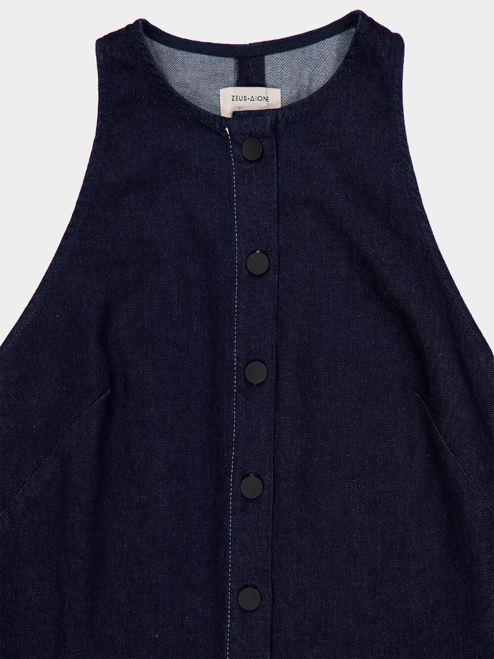 Denim Blue Daphne Sleeveless Maxi Dress - Image 5