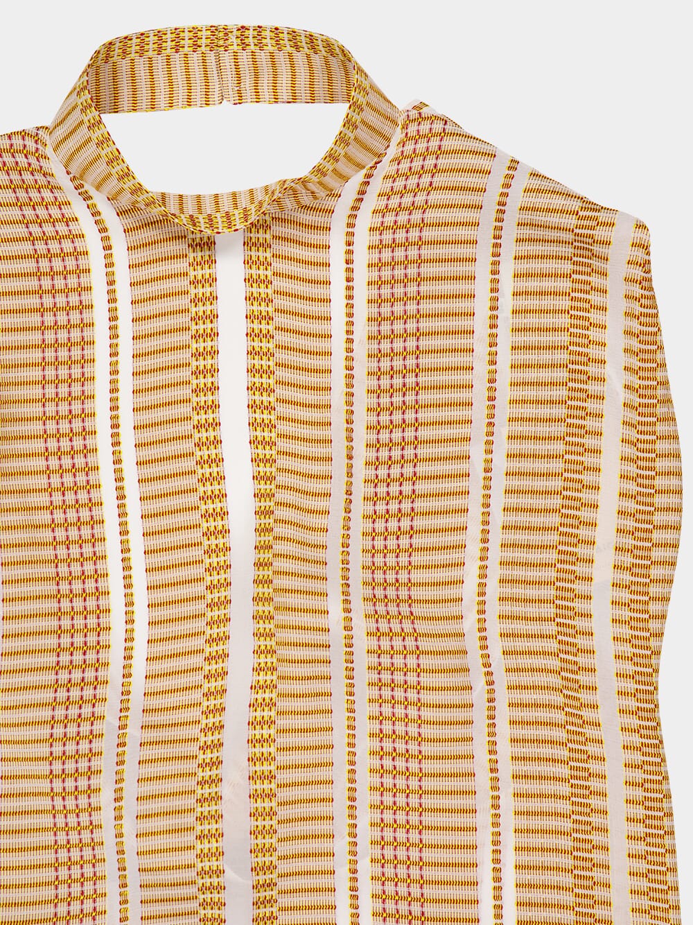Ivory Sun Kymo Textured Silk Top - Image 5