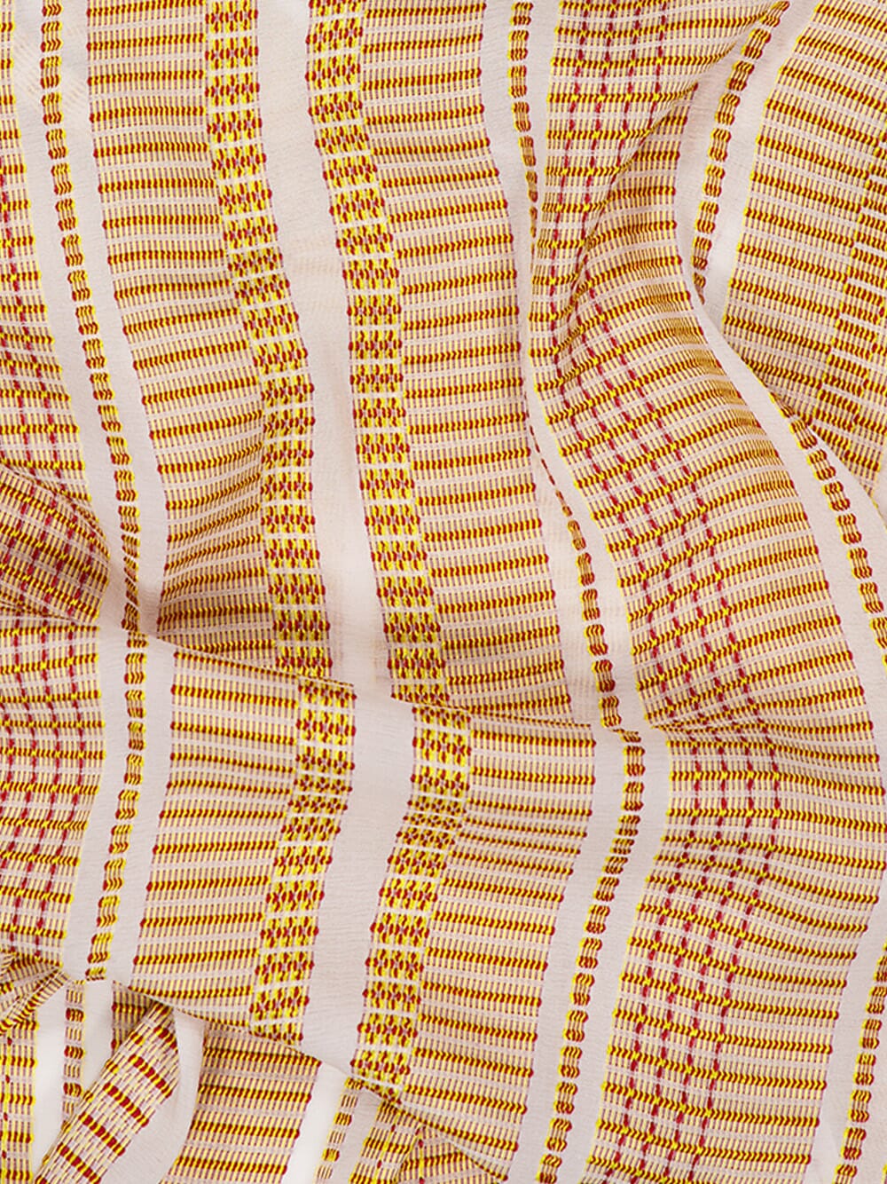 Ivory Sun Kymo Textured Silk Top - Image 6