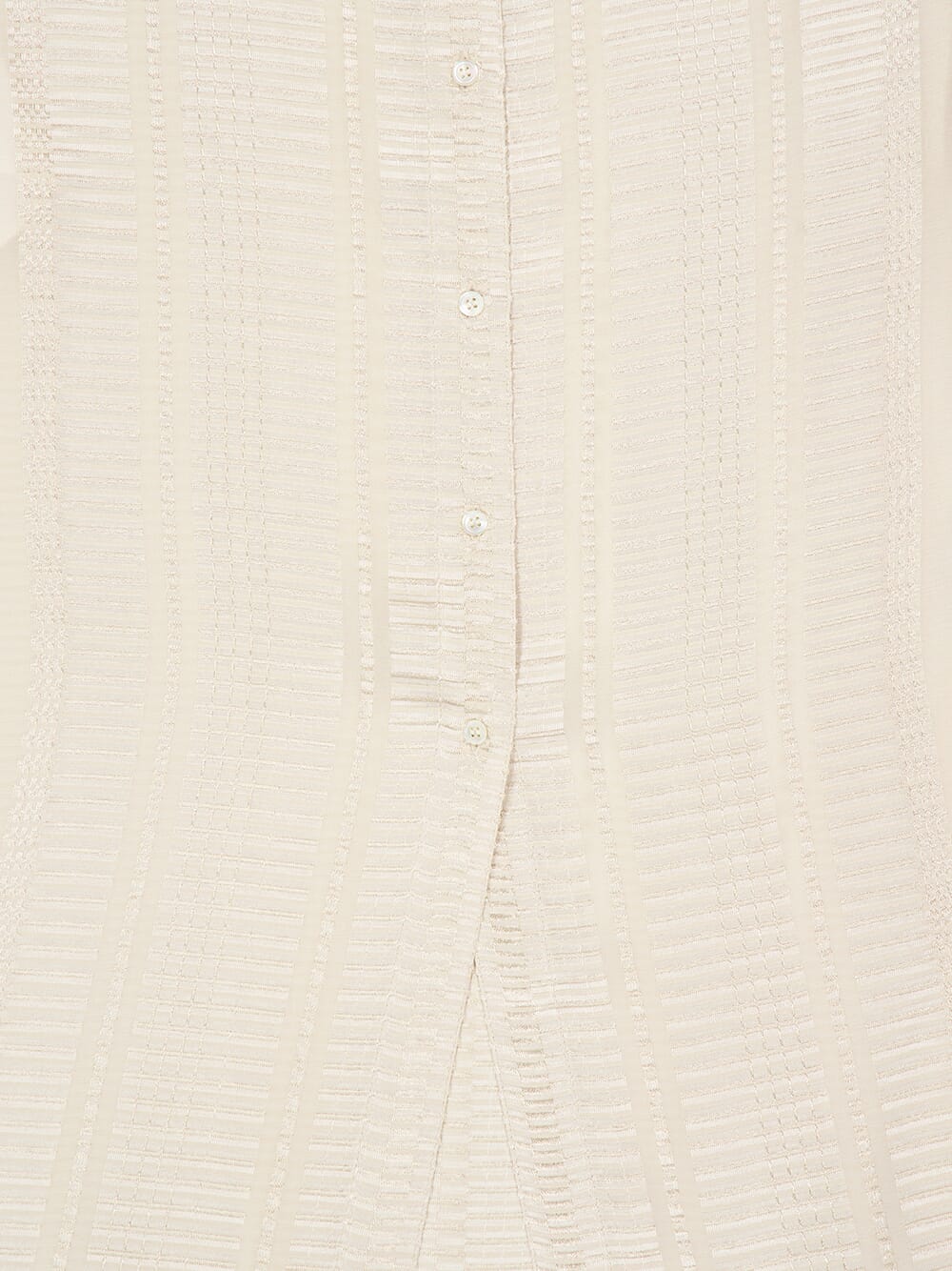 Maira Textured Silk Midi Dress in Ecru - Image 6