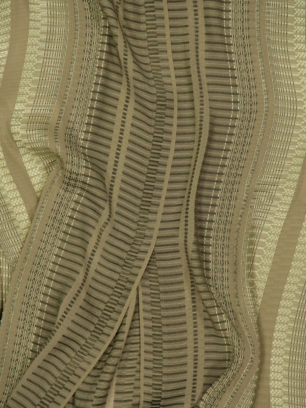 Sage Maira Loose Textured Silk Dress - Image 6