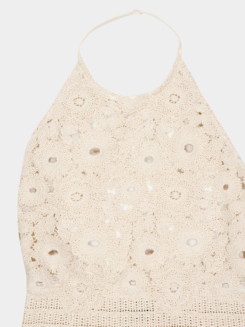 Serica Maxi Crochet Halterneck Dress - Image 5