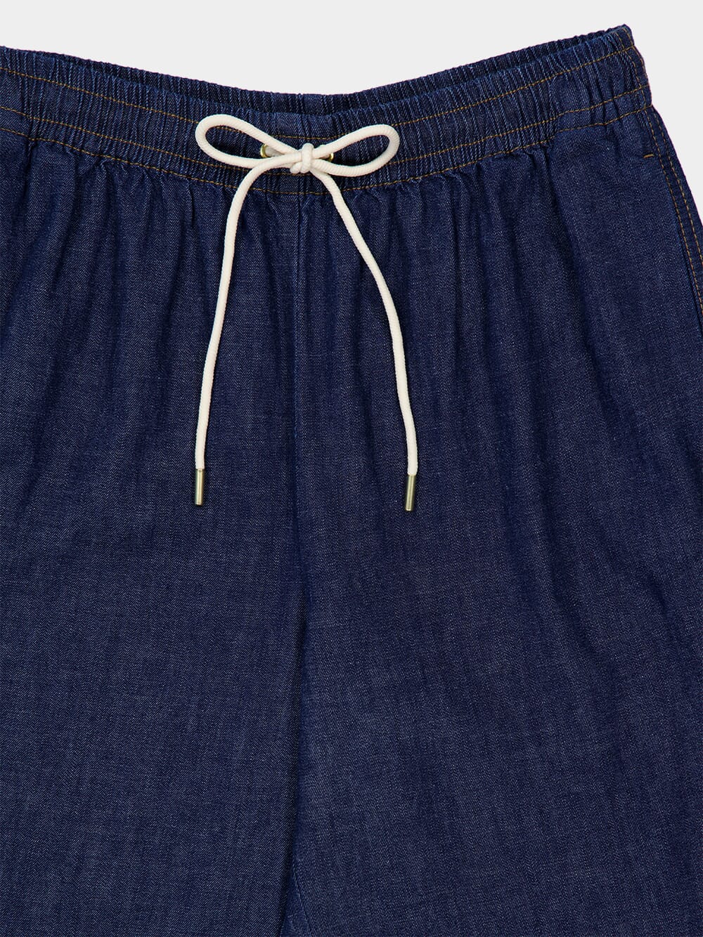 Atlantic Blue Wide Leg Trousers with Rhiannon Fringe - Image 3