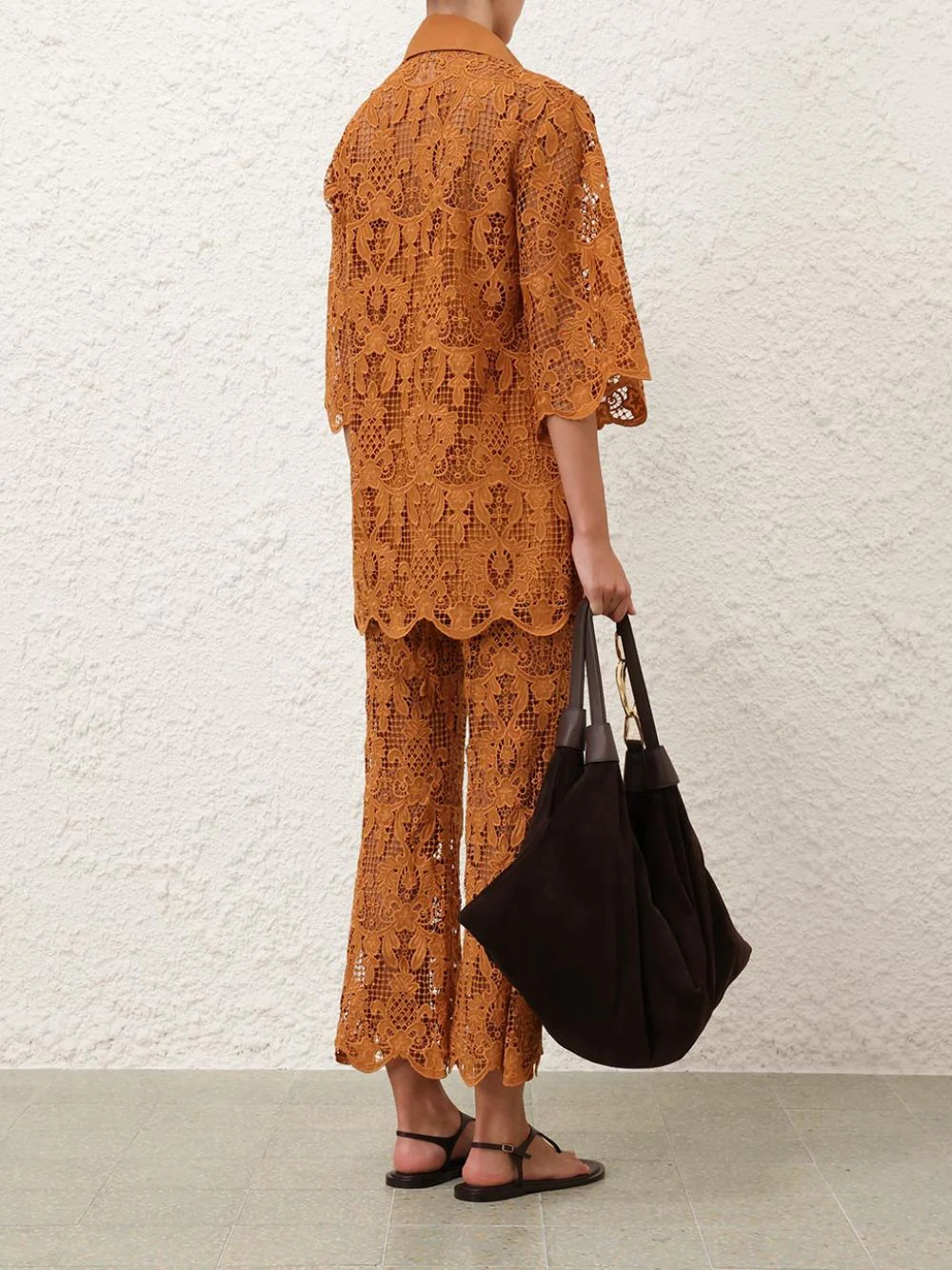 Biscuit Coco Lace Flare Pant - Image 3