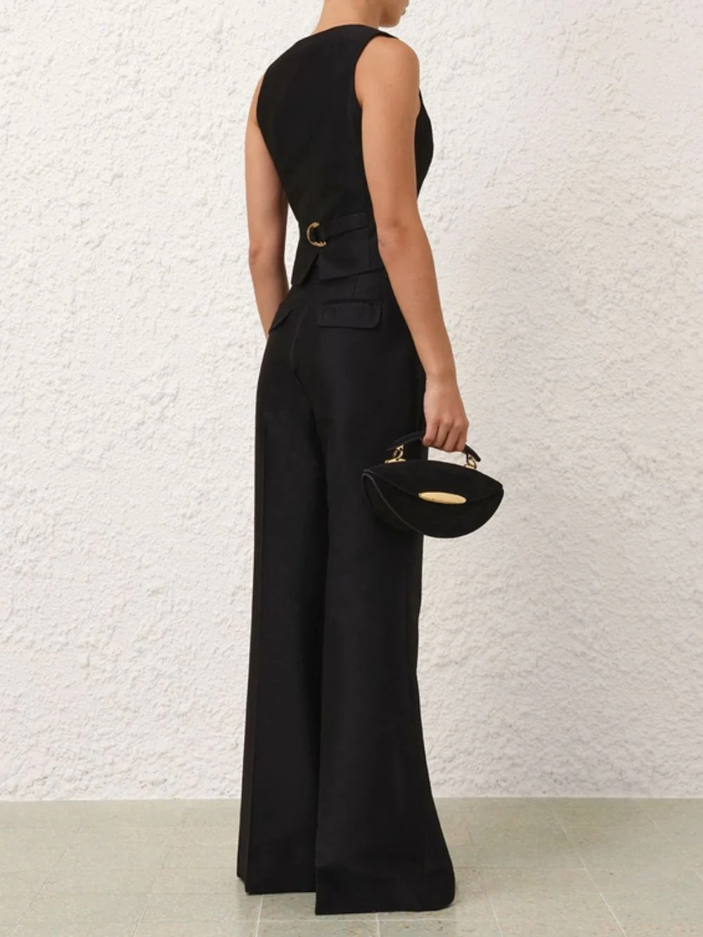 Black Hypnotic Flare Pant - Image 4