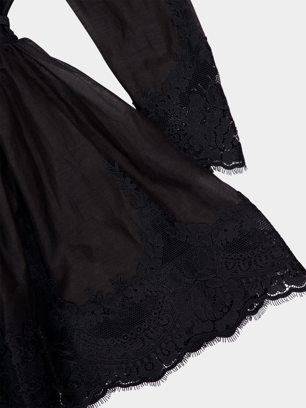 Black Hypnotic Lace Mini Dress - Image 6