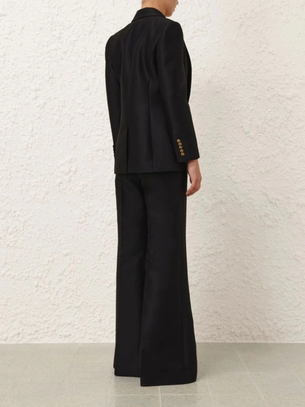 Black Hypnotic Tailored Jacket - Image 4