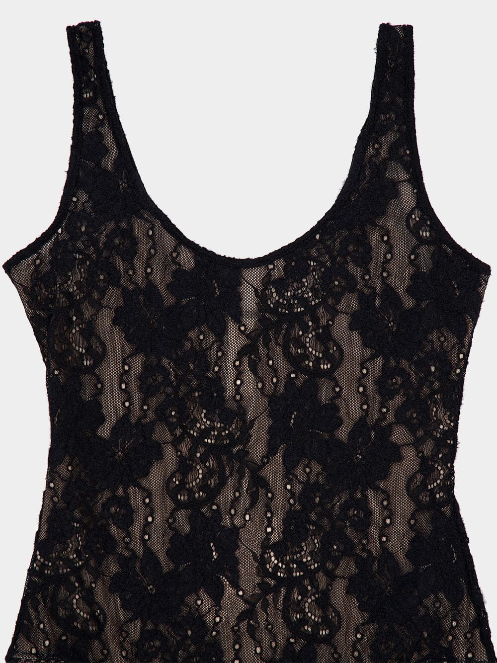 Black Lace Scoop Bodysuit - Image 5