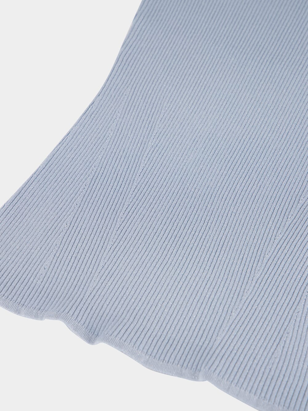 Blue Lurex Waverly Rib T-Shirt - Image 4