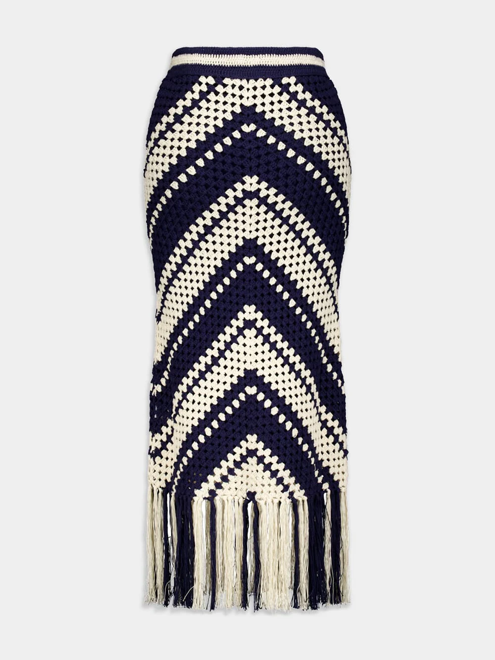 Chintz Crochet Fringed Skirt - Image 2